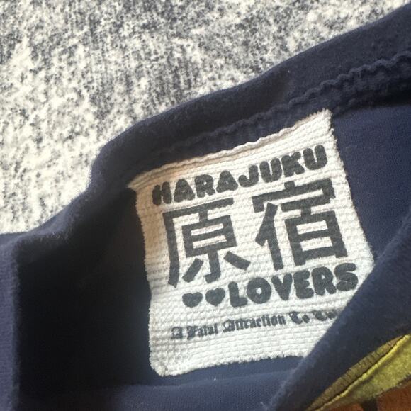 9/12 M Gwen Stefani Harajuku Lovers Top No Doubt Long Sleeve Shirt Tiger Blue - Picture 4 of 9